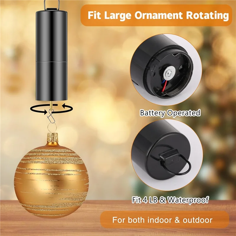 AB11-5 Pcs Ornament Spinner Rotator Battery Operated Wind Spinner Motor Disco Ball Motor With 5 Wind Spinner Swivel Hooks
AB11-5 Pcs Ornament Spinner Rotator Battery Operated Wind Spinner Motor Disco Ball Motor With 5 Wind Spinner Swivel Hooks