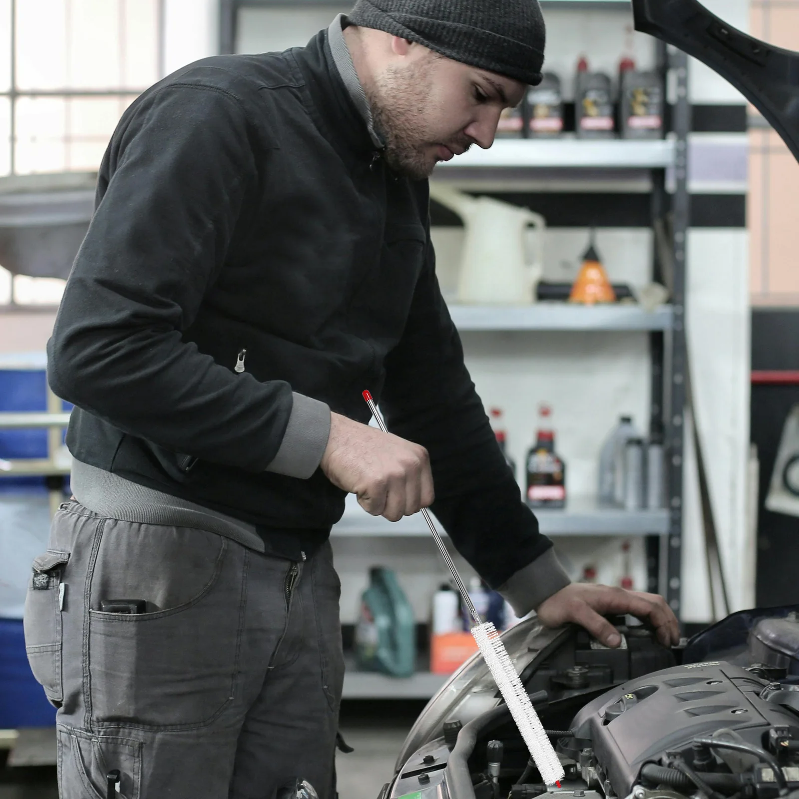 Universal Car Cleaning Brush Duster Automotive Radiator Engine Bay Dust Removal Tool Stainless Steel 
Universal Car Cleaning Brush Duster Automotive Radiator Engine Bay Dust Removal Tool Stainless Steel