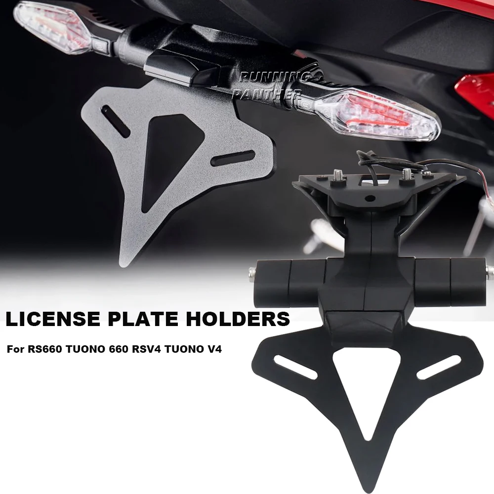 For Aprilia RSV4 Tuono V4 RS660 TUONO 660 2021 2022 2023 New Tail Tidy Fender License Plate Holder LED Motorcycle Accessories
For Aprilia RSV4 Tuono V4 RS660 TUONO 660 2021 2022 2023 New Tail Tidy Fender License Plate Holder LED Motorcycle Accessories