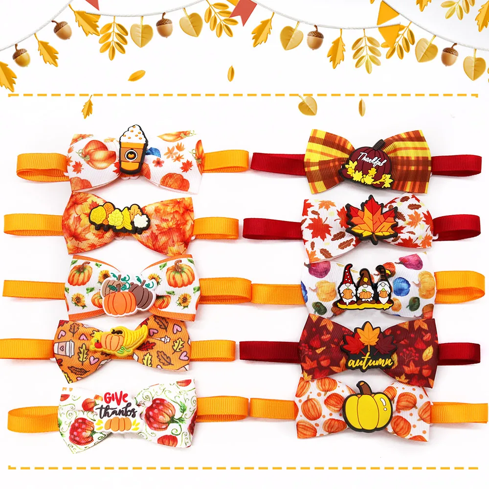20/40pcs New Dog Collars For Thanksgiving Day Adjustable Pet Dog Bowties Festival Party Dog Bow Ties Pet Grooming Accessories 
20/40pcs New Dog Collars For Thanksgiving Day Adjustable Pet Dog Bowties Festival Party Dog Bow Ties Pet Grooming Accessories