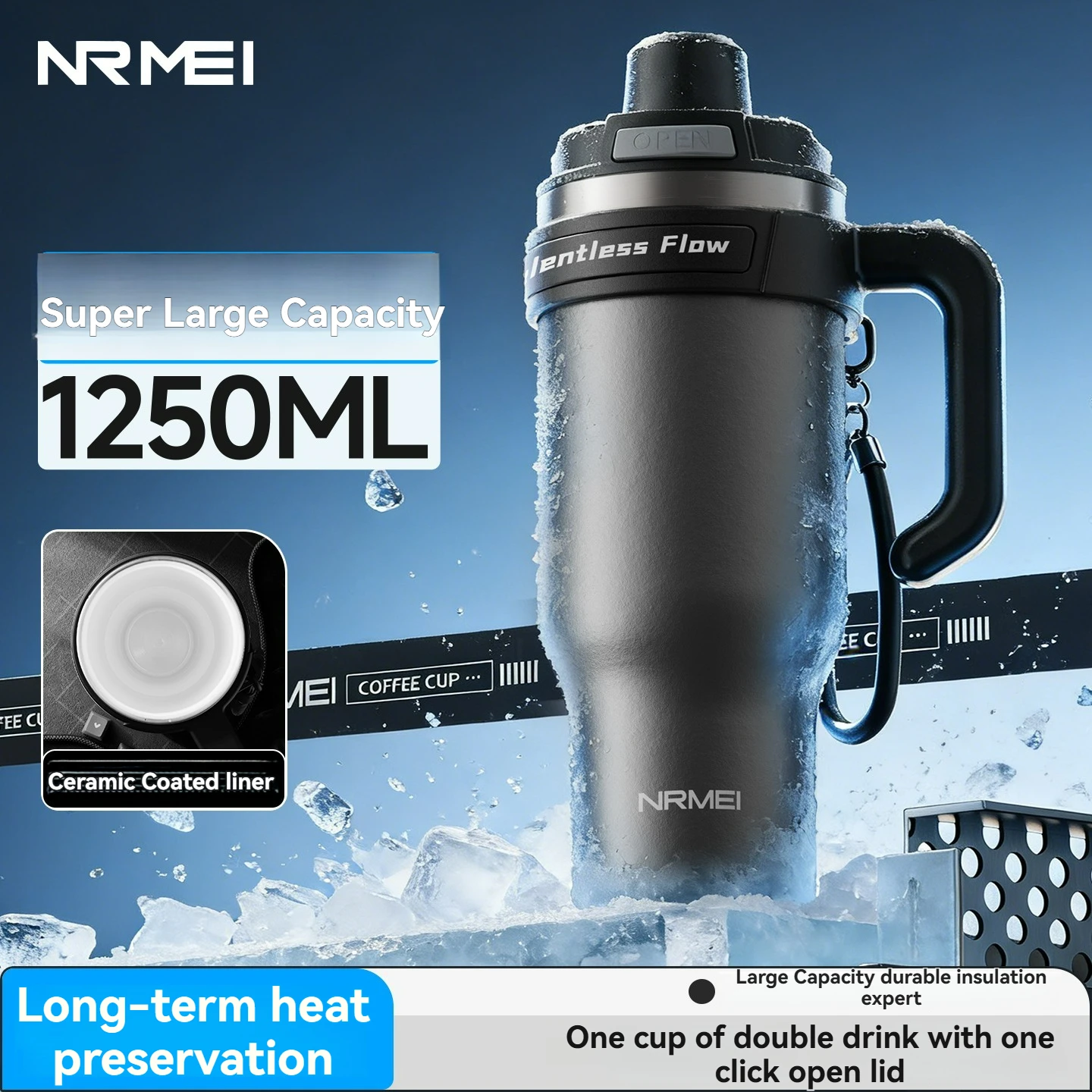 Cold Insulated Ceramic Tumbler Inner Large Water Bottle Car Cup with Handle Straw Multipurpose Fitness
Cold Insulated Ceramic Tumbler Inner Large Water Bottle Car Cup with Handle Straw Multipurpose Fitness