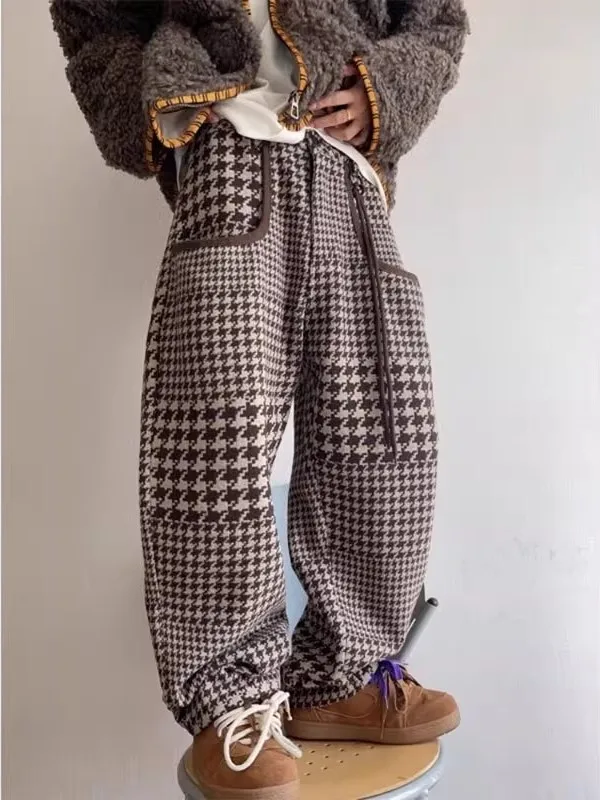 plus Size Korean Sle Vintage Plaid Wide Leg Casual Pants Men Women Autumn Winter Thi Warm Wool Material Long Trousers
plus Size Korean Sle Vintage Plaid Wide Leg Casual Pants Men Women Autumn Winter Thi Warm Wool Material Long Trousers