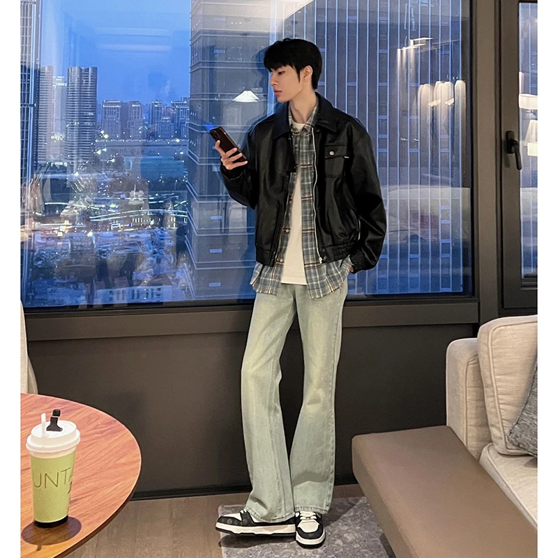 Cleanfit American Sle Men's Jeans 2024 New Trendy Brand Haome High Waist Slimming Micro Flared Straight Leg Pants
Cleanfit American Sle Men's Jeans 2024 New Trendy Brand Haome High Waist Slimming Micro Flared Straight Leg Pants