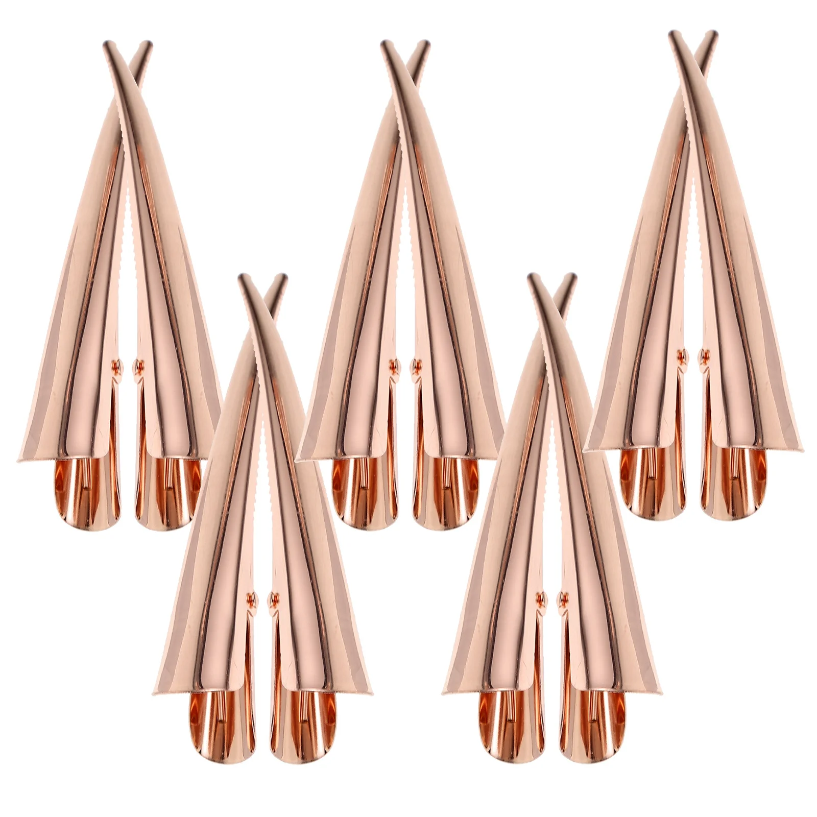 10Pcs Rose Gold Plated Hair Clips Large Non-Slip for Thick Thin Curly Straight Hair Styling Salon Hairdressing Tools
10Pcs Rose Gold Plated Hair Clips Large Non-Slip for Thick Thin Curly Straight Hair Styling Salon Hairdressing Tools
