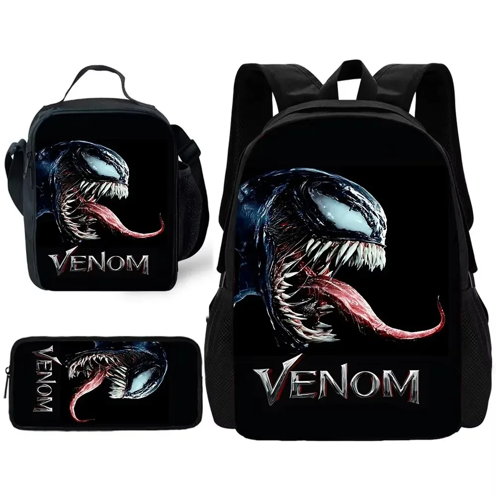 Marvels V-venoms Child School Backpack with Lunch Bags ,Pencil Bags ,School Bags for Boys Girls Best Gift
Marvels V-venoms Child School Backpack with Lunch Bags ,Pencil Bags ,School Bags for Boys Girls Best Gift