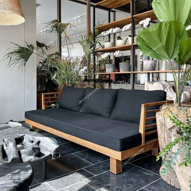 Simple villa courtyard rattan chair sofa outdoor leisure garden solid wood furniture hotel terrace sofa
Simple villa courtyard rattan chair sofa outdoor leisure garden solid wood furniture hotel terrace sofa