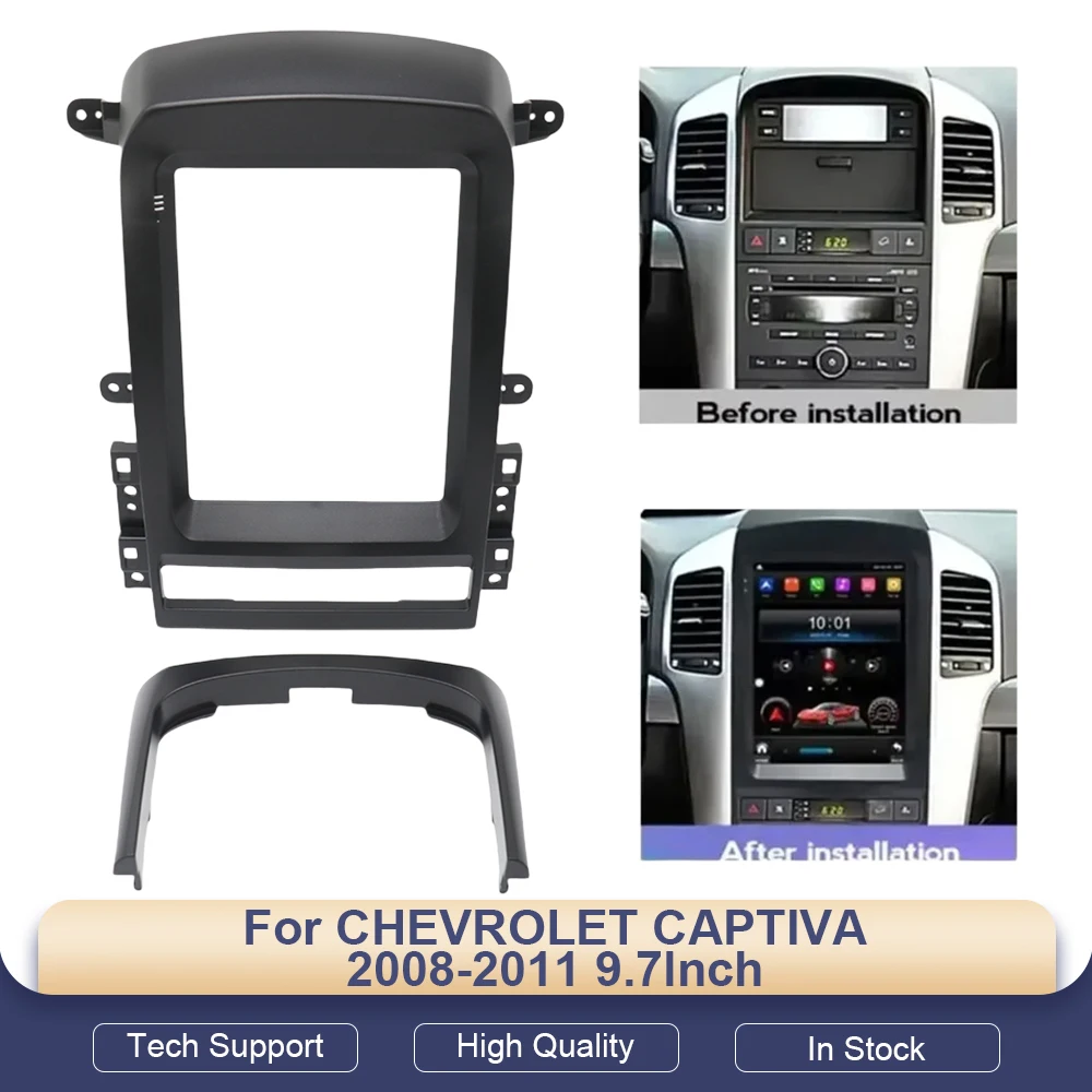 9.7 Inch 2 Din For Car Radio Fascia For Chevrolet Captiva 2008-2011 Multimedia DVD Player Panel Trim Kit
9.7 Inch 2 Din For Car Radio Fascia For Chevrolet Captiva 2008-2011 Multimedia DVD Player Panel Trim Kit