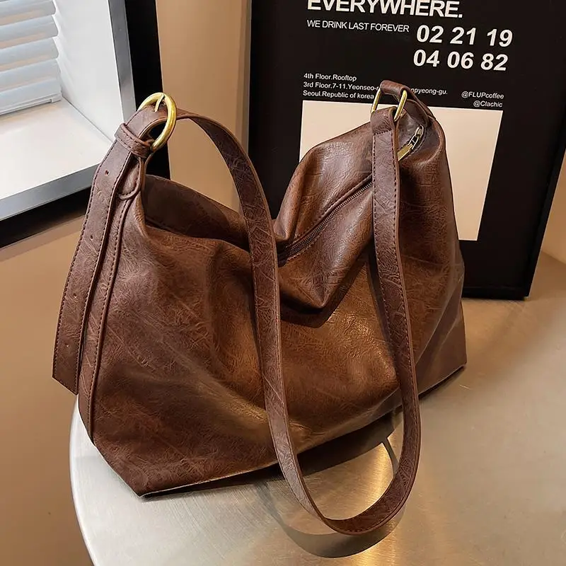 Large Capacity Tote Bag Retro Shoulder Crossbody Bag Casual Commuter Bag for women
Large Capacity Tote Bag Retro Shoulder Crossbody Bag Casual Commuter Bag for women