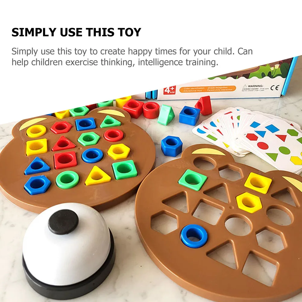Geometric Shapes Board Game Kids Toddlers Educational Toy Montessori Fine Motor Skill Training Color Sensory Matching
Geometric Shapes Board Game Kids Toddlers Educational Toy Montessori Fine Motor Skill Training Color Sensory Matching