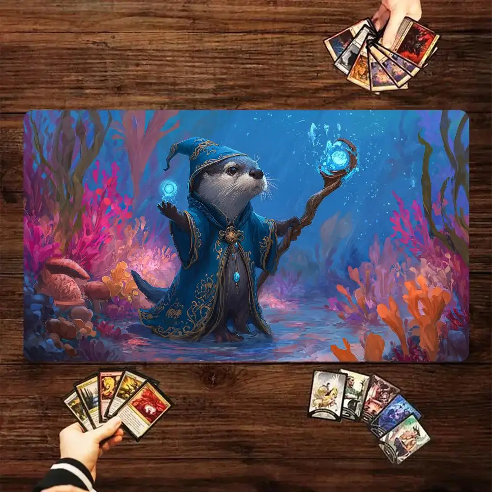 Deep Sea Otter Guardians Magic Card Battle Mat MTG Playmat Anti-slip Base 35X60CM gathering gaming mats Board Game Mat for TCG
Deep Sea Otter Guardians Magic Card Battle Mat MTG Playmat Anti-slip Base 35X60CM gathering gaming mats Board Game Mat for TCG