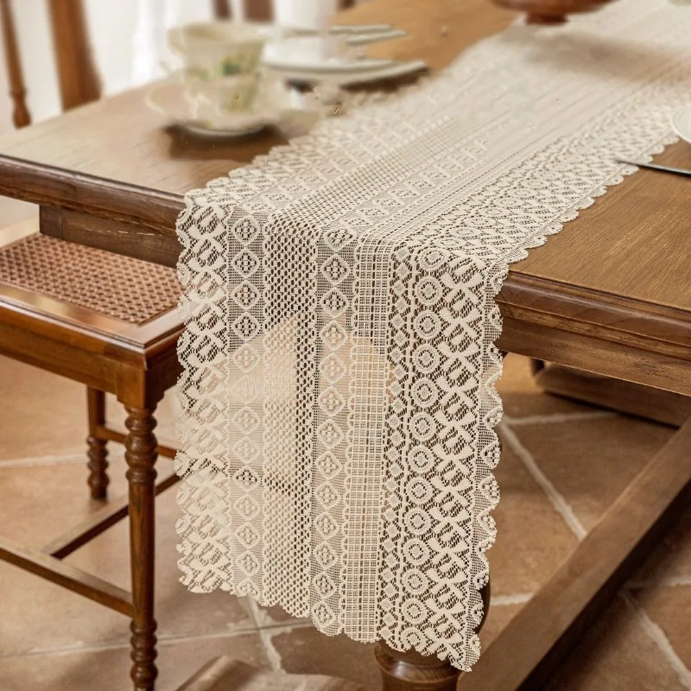 Exquisite Vintage Boho Table Runner Lace Romantic Table Cloth Hollow Out Elegant Dining Table Cover Banquet
Exquisite Vintage Boho Table Runner Lace Romantic Table Cloth Hollow Out Elegant Dining Table Cover Banquet