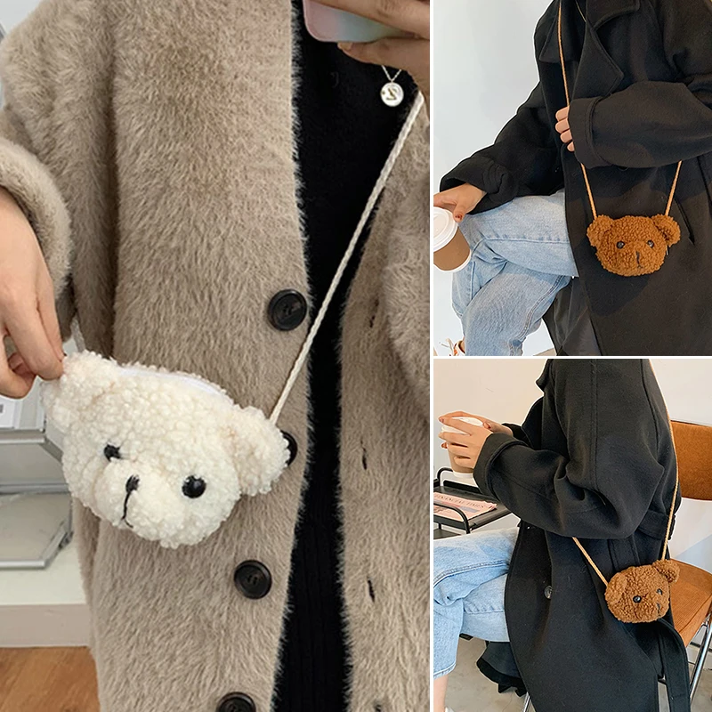 Designer Cute Kid Girls Smile Bear Plush Shoulder Bag for Children Kids Baby Girls Cartoon Crossbody Messenger Bags Mini Bags
Designer Cute Kid Girls Smile Bear Plush Shoulder Bag for Children Kids Baby Girls Cartoon Crossbody Messenger Bags Mini Bags