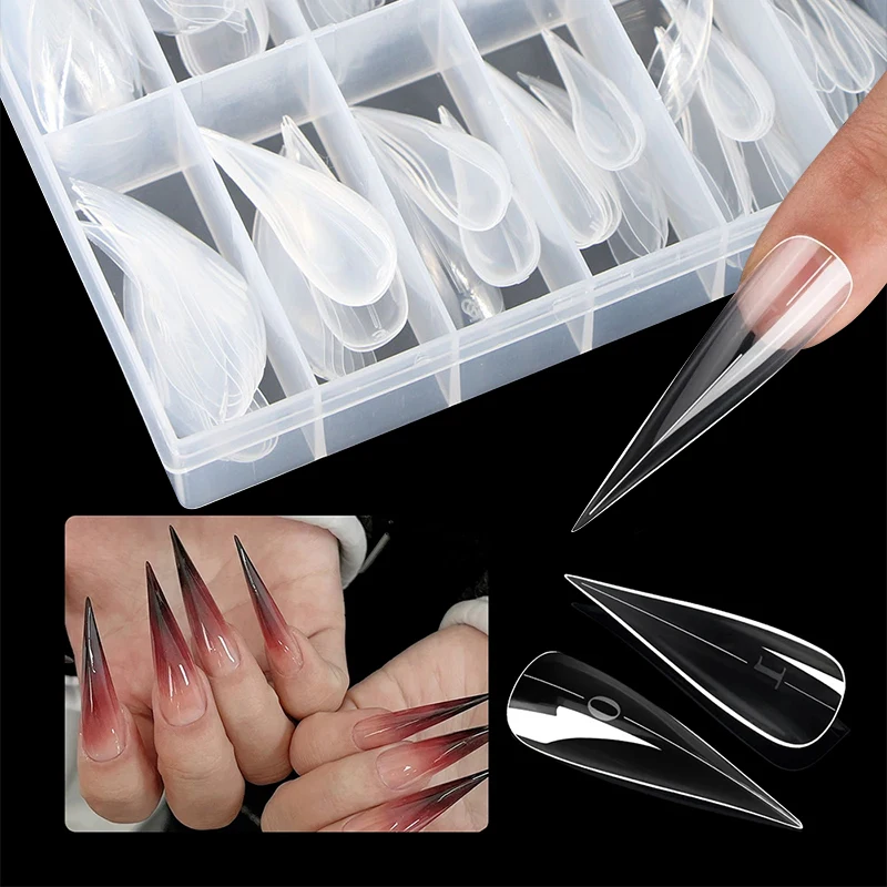 120pcs Curved Nail Dual Forms for Nail Gel Extension of 3D Eagle Claw Hawk Sculptural Nails Full Cover Molds
120pcs Curved Nail Dual Forms for Nail Gel Extension of 3D Eagle Claw Hawk Sculptural Nails Full Cover Molds