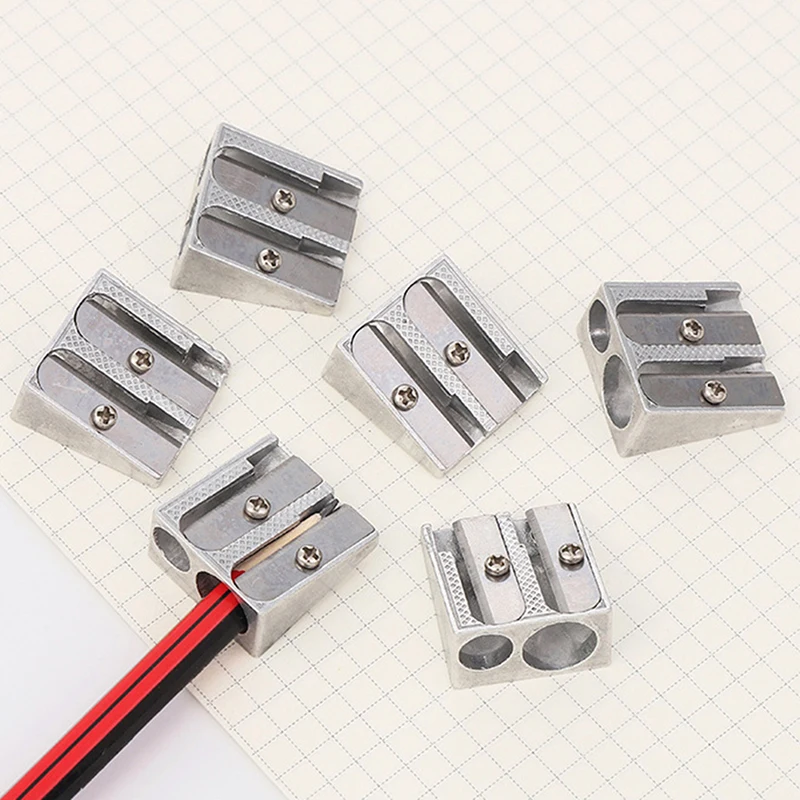 New Reliable Metal Pencil Sharpeners Double Hole Drawing Writing Sharpener
New Reliable Metal Pencil Sharpeners Double Hole Drawing Writing Sharpener