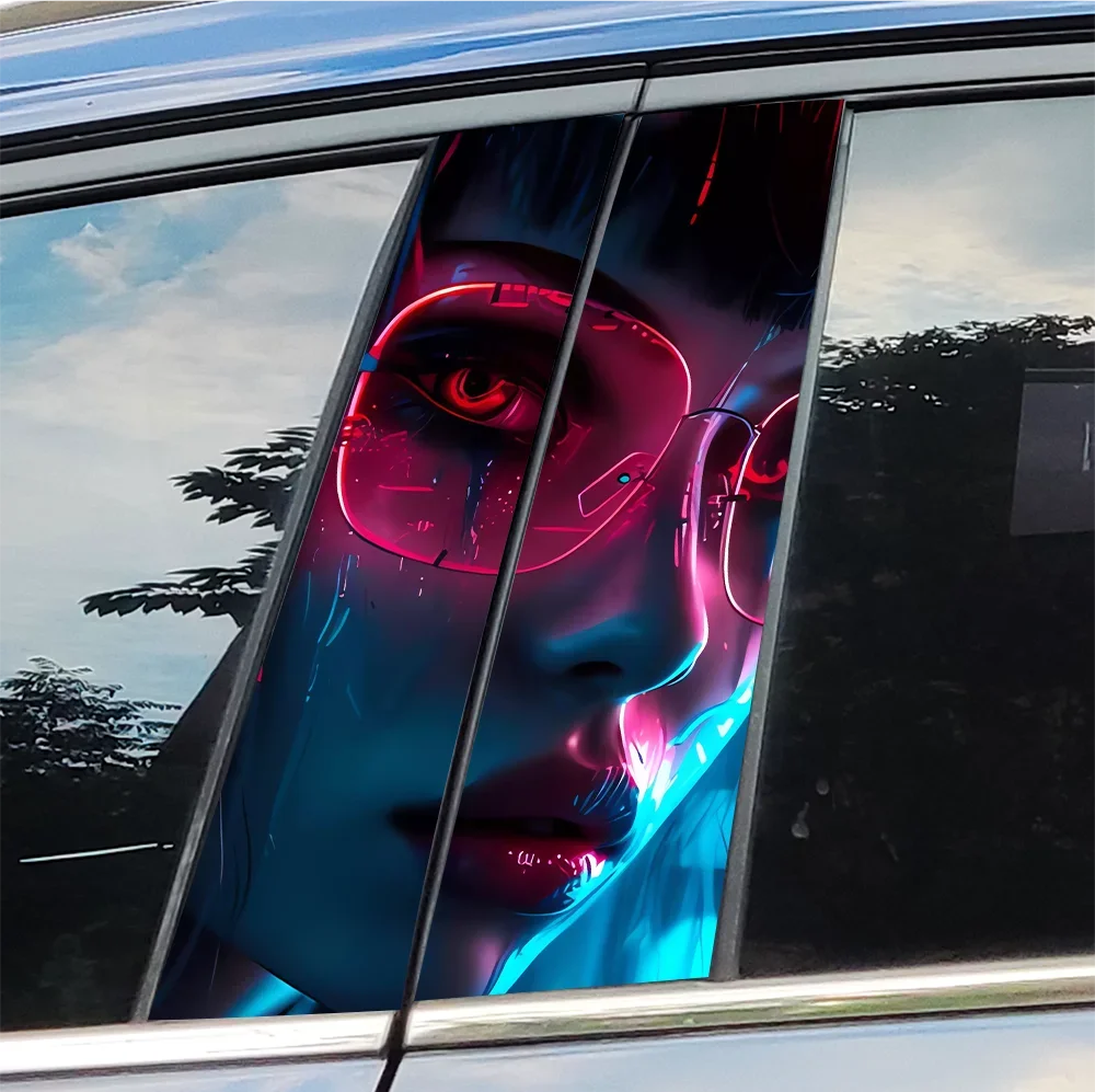 Cyberpunk Girl Car Stickers Auto B-pillar Waterproof Sunscreen Vinyl Decals Auto Center Column Cover Scratches Decor Accessories
Cyberpunk Girl Car Stickers Auto B-pillar Waterproof Sunscreen Vinyl Decals Auto Center Column Cover Scratches Decor Accessories