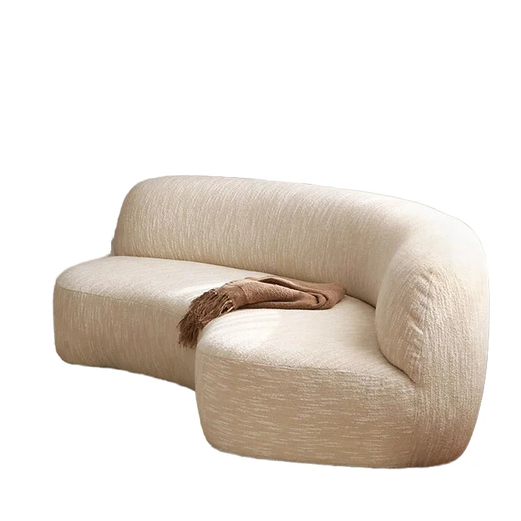 !@Cream Style Curved Sofa Velvet Special-shaped Arc Style Banana Fabric Living Room Sofa
!@Cream Style Curved Sofa Velvet Special-shaped Arc Style Banana Fabric Living Room Sofa