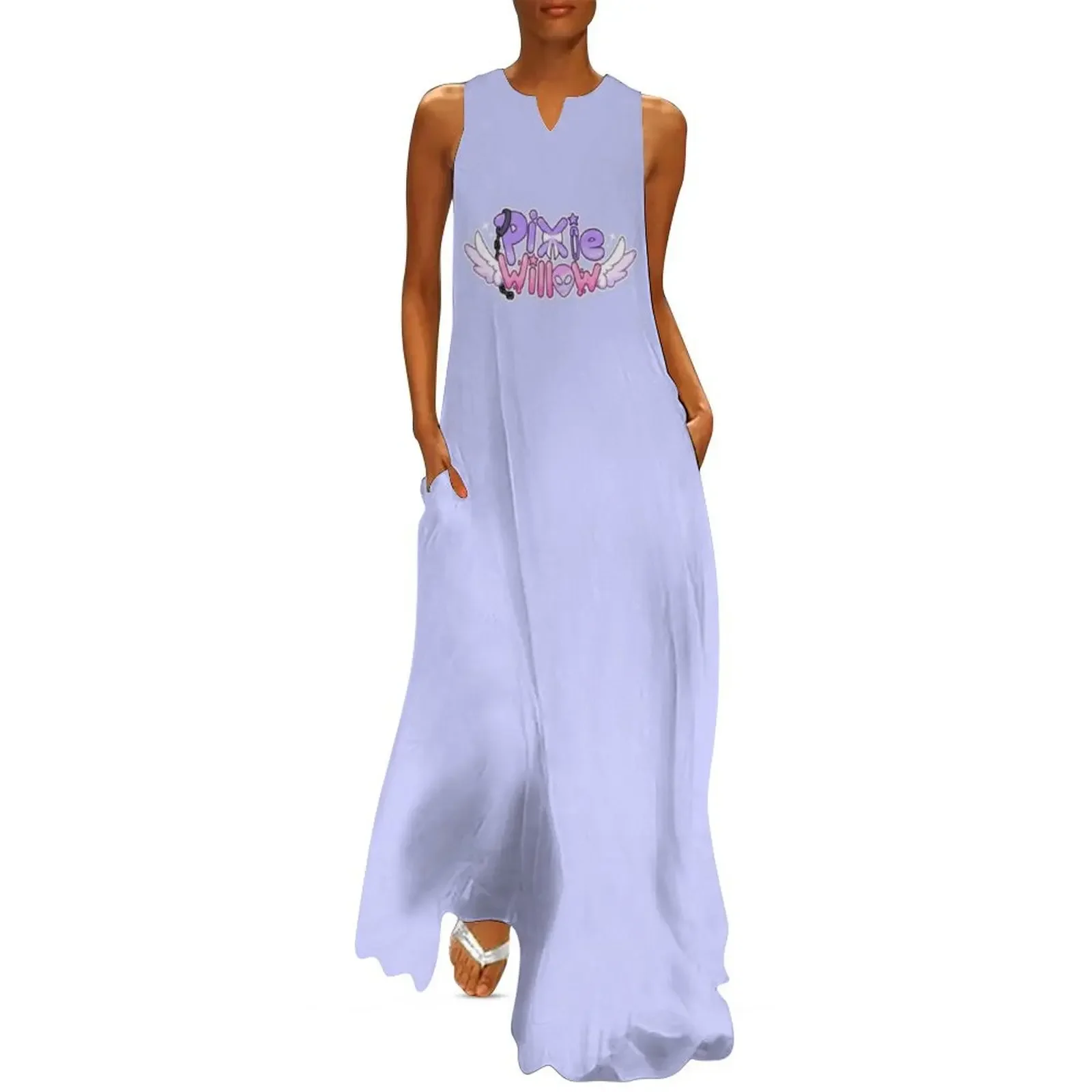 Pixie Willow LOGO Long Dress summer women's suit dress women elegant luxury women's evening dress 2025
Pixie Willow LOGO Long Dress summer women's suit dress women elegant luxury women's evening dress 2025