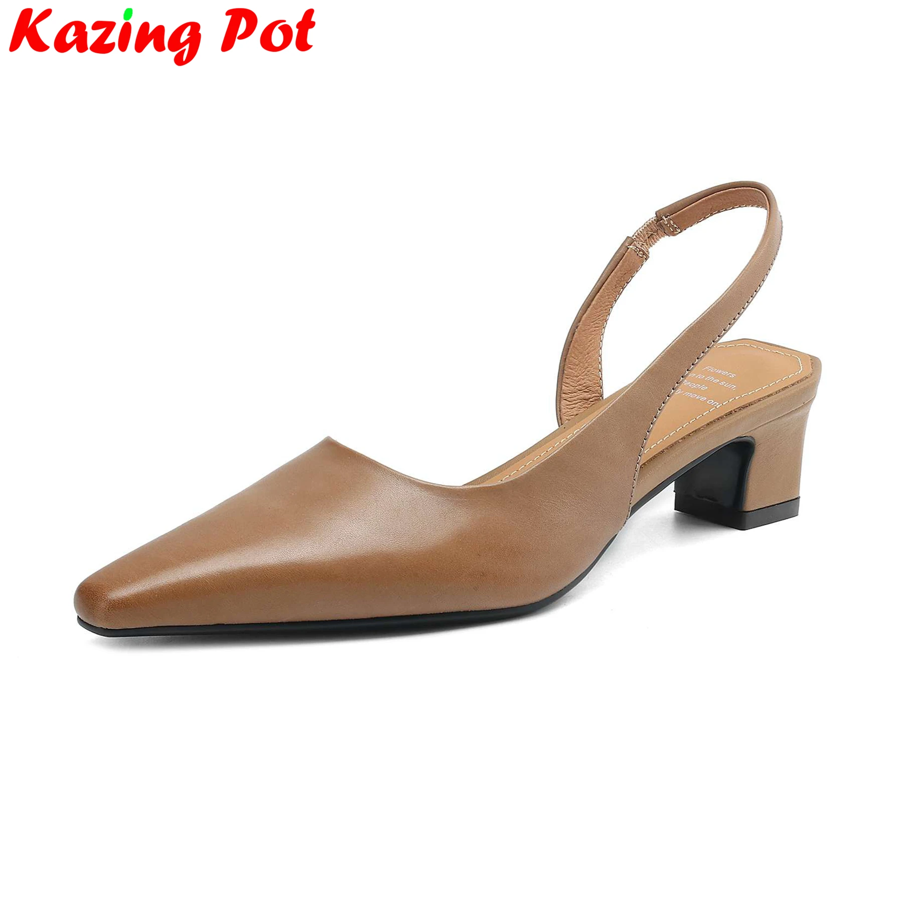 Krazing Pot, размер 33–40, весенне-летняя обувь из коровьей кожи на среднем каблуке, сандалии с открытой пяткой для свиданий, элегантные женские туфли-лодочки с ремешком сзади
Krazing Pot, размер 33–40, весенне-летняя обувь из коровьей кожи на среднем каблуке, сандалии с открытой пяткой для свиданий, элегантные женские туфли-лодочки с ремешком сзади