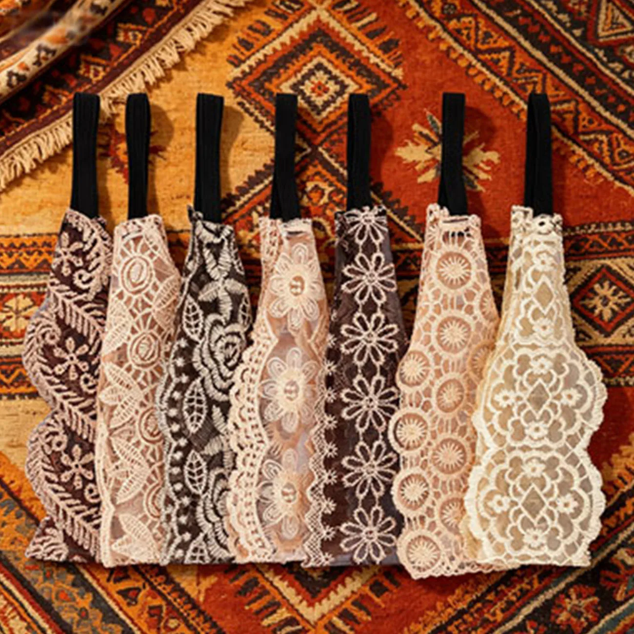 7PCS Boho Beige Lace Headband Floral Embroidery Hair Band Mesh Hair Accessory Daily Outdoor Travel Party Women Hair Ornament
7PCS Boho Beige Lace Headband Floral Embroidery Hair Band Mesh Hair Accessory Daily Outdoor Travel Party Women Hair Ornament