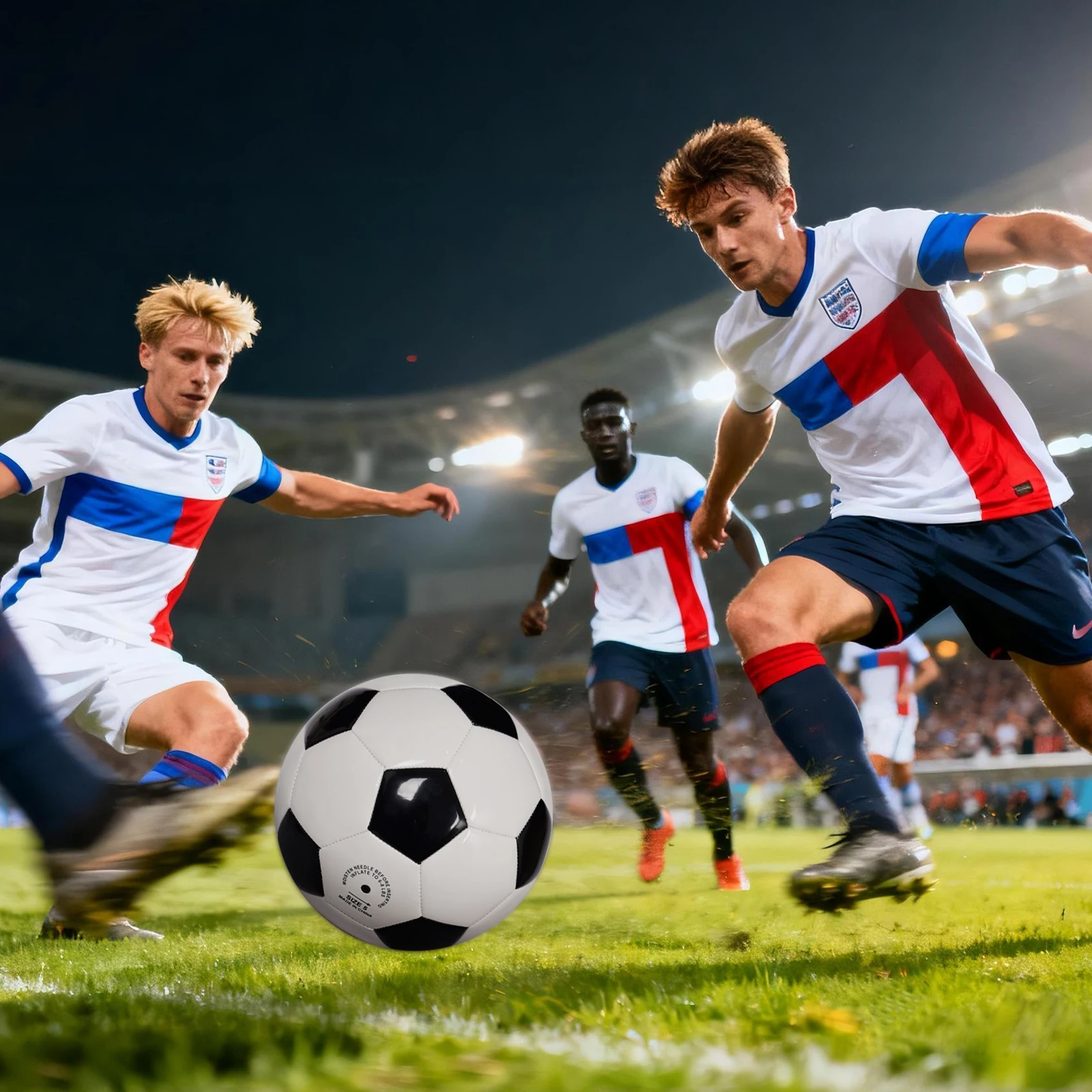Soccer Ball Standard Size 5 For Training Indoor Outdoor White And Black Match& Game Football For Kids, Youth&Adults High Quality
Soccer Ball Standard Size 5 For Training Indoor Outdoor White And Black Match& Game Football For Kids, Youth&Adults High Quality