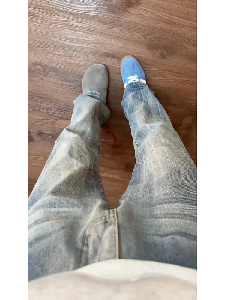 Retro Waed Men's Bell Bot Jeans CleanFit Straight Leg High Waist Denim Pants Youthful Sle Daily Wear Resistant Sinkage
Retro Waed Men's Bell Bot Jeans CleanFit Straight Leg High Waist Denim Pants Youthful Sle Daily Wear Resistant Sinkage