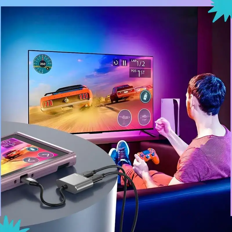 Адаптер ABZW USB C для очков AR и зарядки для AIR/2 поддерживает быстрая зарядка до PD100W и видеовыход 4K 60 Гц
Адаптер ABZW USB C для очков AR и зарядки для AIR/2 поддерживает быстрая зарядка до PD100W и видеовыход 4K 60 Гц