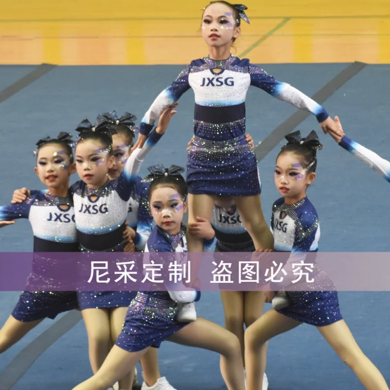 Professional Customized Cheerleading Competition Aerobics Dance Costume
Professional Customized Cheerleading Competition Aerobics Dance Costume