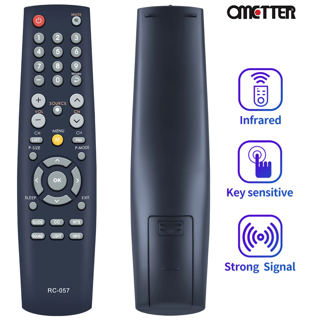 RC-057 Remote Control Fit for COBY TV TFTV1925 TFTV2225 LEDTV1935 LEDTV2326 LEDTV3226 LEDTV5536 LEDVD1596 TFTV2425 TFTV4028 3229
RC-057 Remote Control Fit for COBY TV TFTV1925 TFTV2225 LEDTV1935 LEDTV2326 LEDTV3226 LEDTV5536 LEDVD1596 TFTV2425 TFTV4028 3229