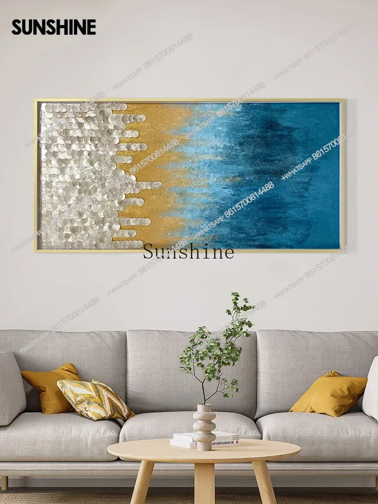 Artistic hand drawn gradient color shell decoration, artist's entrance background wall decoration
Artistic hand drawn gradient color shell decoration, artist's entrance background wall decoration