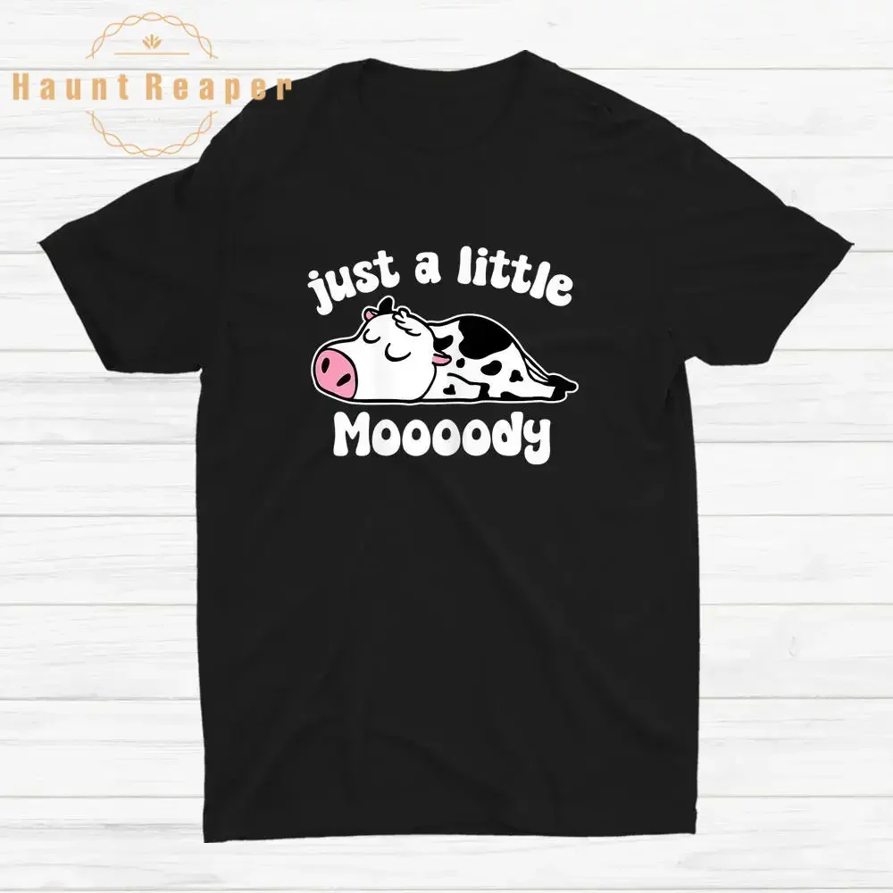 Haunt Reaper Men T Shirt Just A Little Moody Cow Cute Sleepy Cow Shirt Short-Sleeved Oversized T Shirt Round Neck Tops
Haunt Reaper Men T Shirt Just A Little Moody Cow Cute Sleepy Cow Shirt Short-Sleeved Oversized T Shirt Round Neck Tops