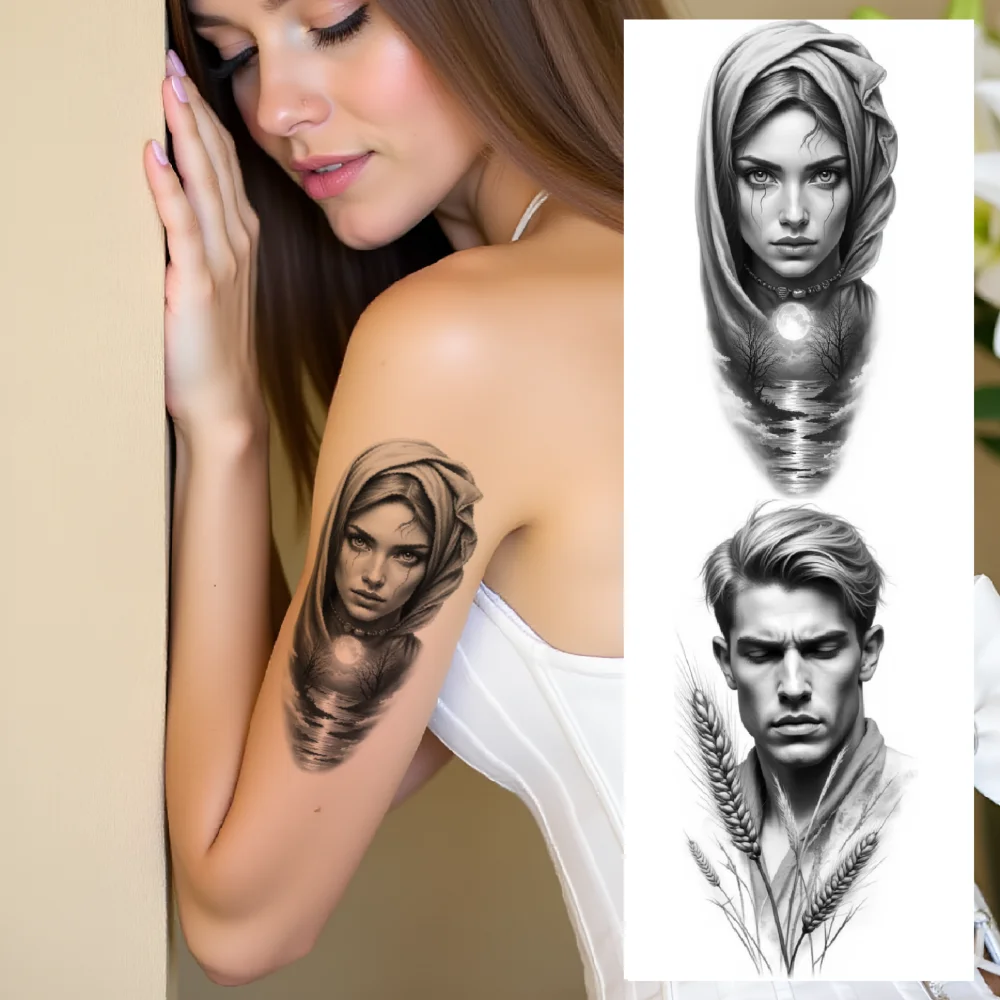 12pcs Temporary Tattoo Realistic Temporary Tattoos Feathered Warrior Wolf Head Tribal Woman For Women Adults Arms
12pcs Temporary Tattoo Realistic Temporary Tattoos Feathered Warrior Wolf Head Tribal Woman For Women Adults Arms