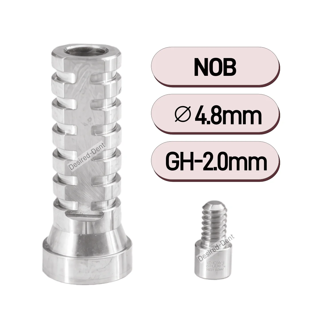 ∅4.8mm Temporary Cylinder Active Titanium Ti MU Sleeve Multi Unit Abutment Dia-4.8mm Compatible With Nob
∅4.8mm Temporary Cylinder Active Titanium Ti MU Sleeve Multi Unit Abutment Dia-4.8mm Compatible With Nob