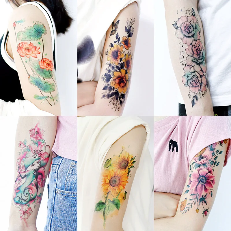 Same Style2Waterproof Sweatproof Flower Arm Tattoo Stickers for Men and Women, Personalized Temporary Flower Arm Tattoos
Same Style2Waterproof Sweatproof Flower Arm Tattoo Stickers for Men and Women, Personalized Temporary Flower Arm Tattoos