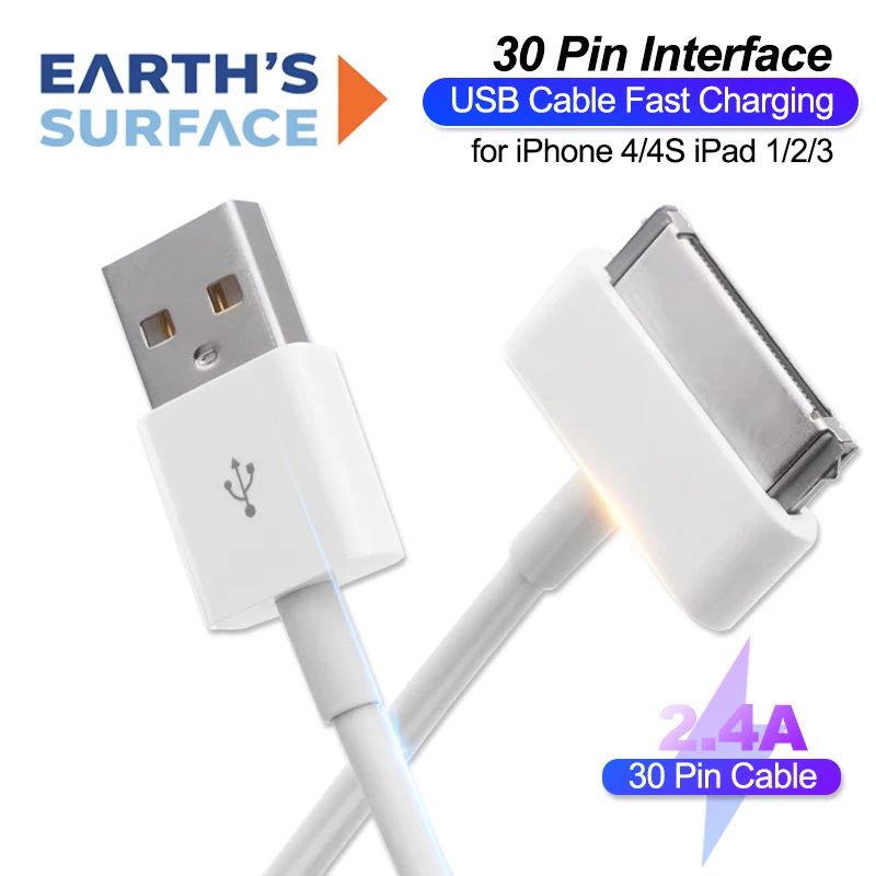 30 Pin USB Cable Charge Fast Charging for iPhone 4S 4 3GS 3G iPad 1 2 3 iPod Nano itouch 30 Pin Charger Adapter Data Sync Cord
30 Pin USB Cable Charge Fast Charging for iPhone 4S 4 3GS 3G iPad 1 2 3 iPod Nano itouch 30 Pin Charger Adapter Data Sync Cord