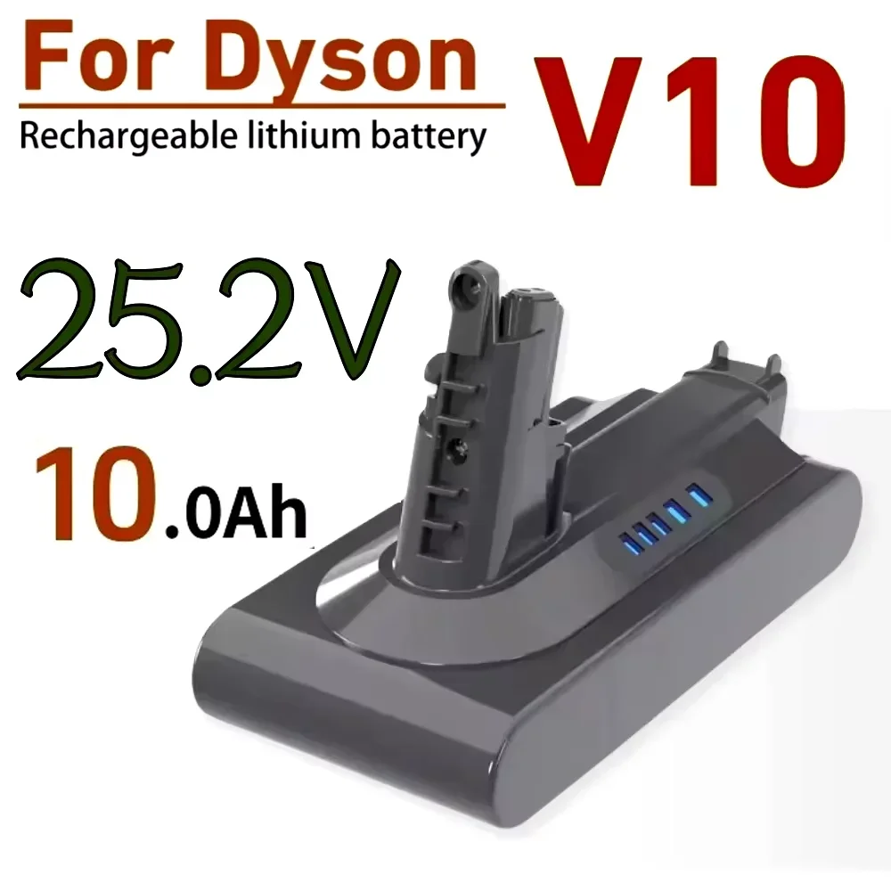 25.2V 10000mAh For Dyson V10 Rechargeable Battery Li-ion Vacuum Cleaner Battery for Animal SV10 Absolute SV10 SV12
25.2V 10000mAh For Dyson V10 Rechargeable Battery Li-ion Vacuum Cleaner Battery for Animal SV10 Absolute SV10 SV12