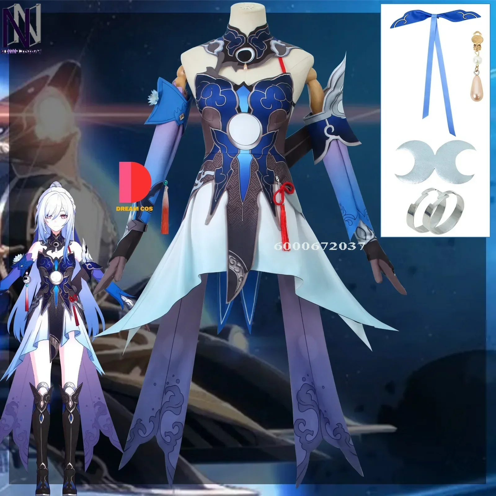 Honkai Star Rail Game Jingliu Cosplay Costume Carnival Uniform Wig Anime Halloween Costumes Men Game Role Playing Props Full Set
Honkai Star Rail Game Jingliu Cosplay Costume Carnival Uniform Wig Anime Halloween Costumes Men Game Role Playing Props Full Set