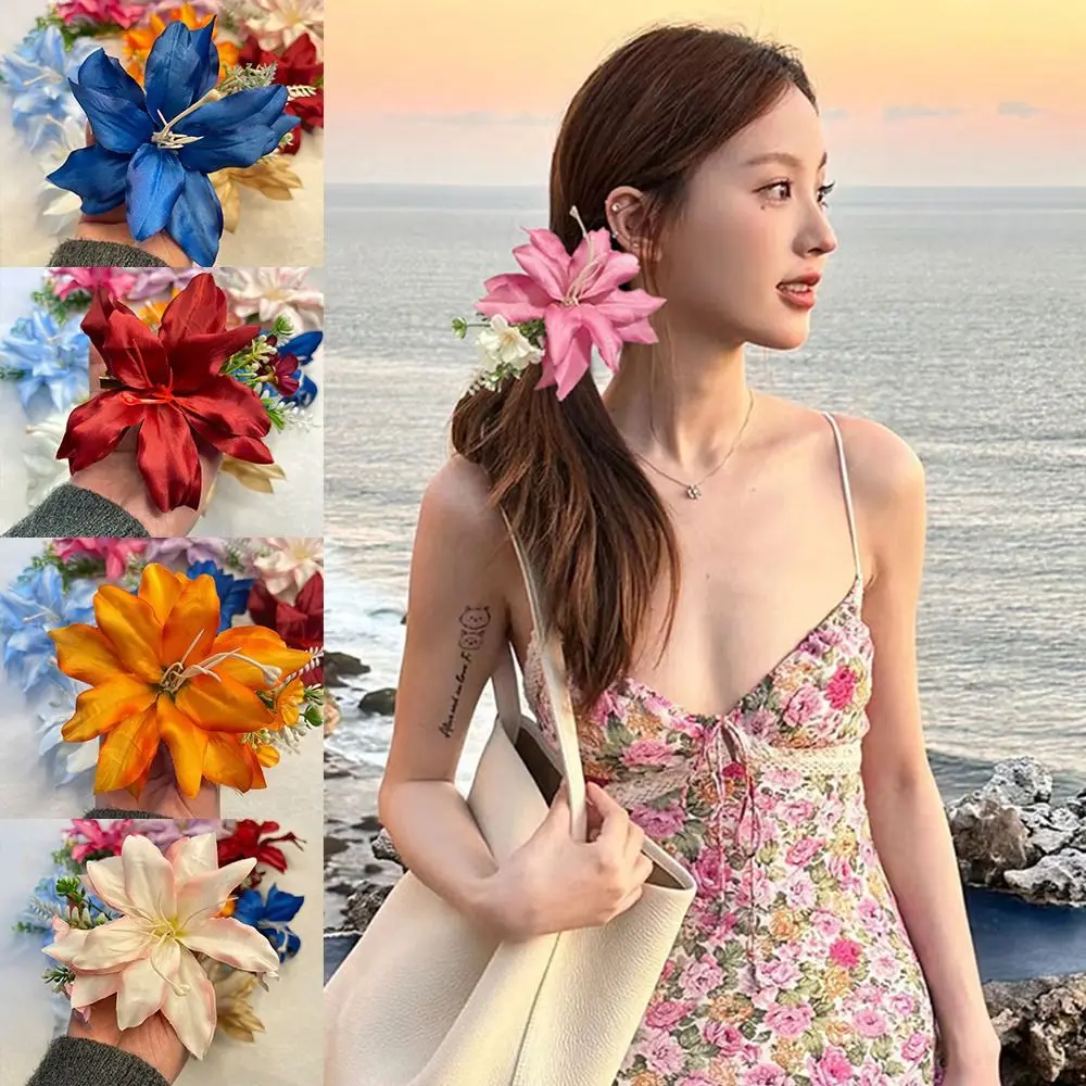 Artificial Flowers Hair Clips Photo Props Spring Summer Hair Decoration Lily Flower Floral Hair Accessories for Women
Artificial Flowers Hair Clips Photo Props Spring Summer Hair Decoration Lily Flower Floral Hair Accessories for Women