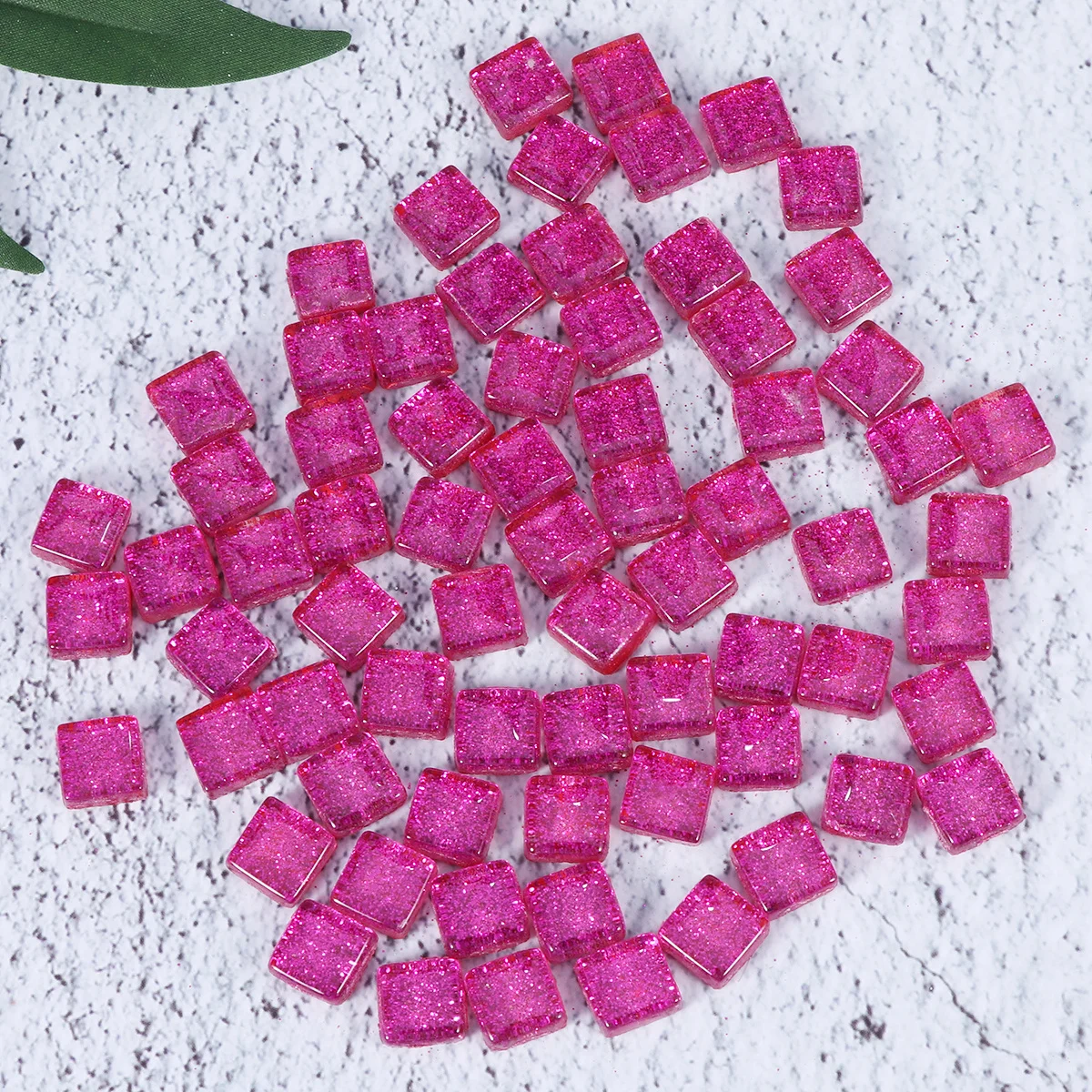 200G Glitter Mosaic Glass Tiles Colorful Diy Craft Materials For Handmade Art Projects Square Crystal Pieces
200G Glitter Mosaic Glass Tiles Colorful Diy Craft Materials For Handmade Art Projects Square Crystal Pieces