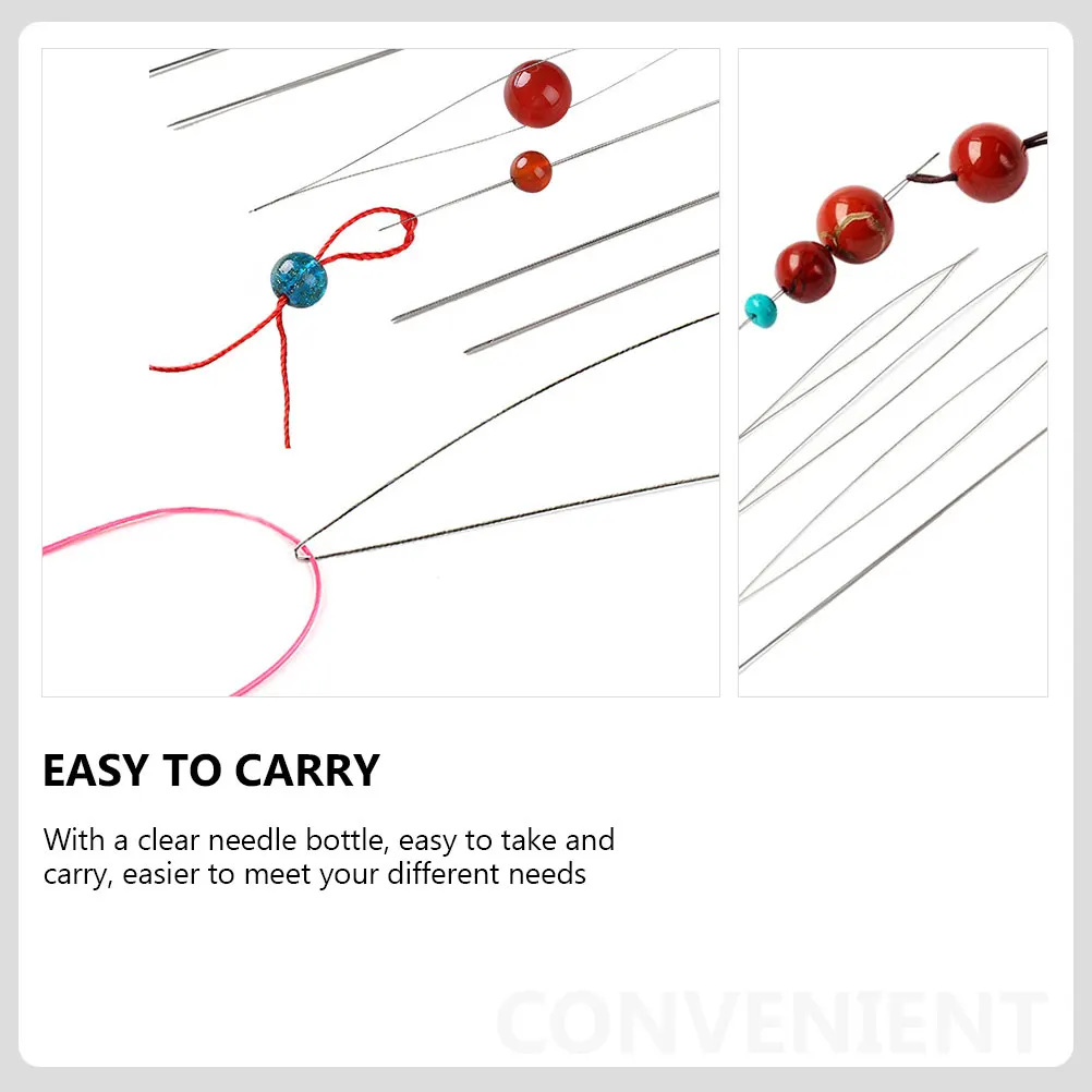 1 set Beading Needles Set Stainless Steel Plastic Durable Sewing Tool For Diy Crafts Jewelry Making Sewing Supplies Beaded 
1 set Beading Needles Set Stainless Steel Plastic Durable Sewing Tool For Diy Crafts Jewelry Making Sewing Supplies Beaded