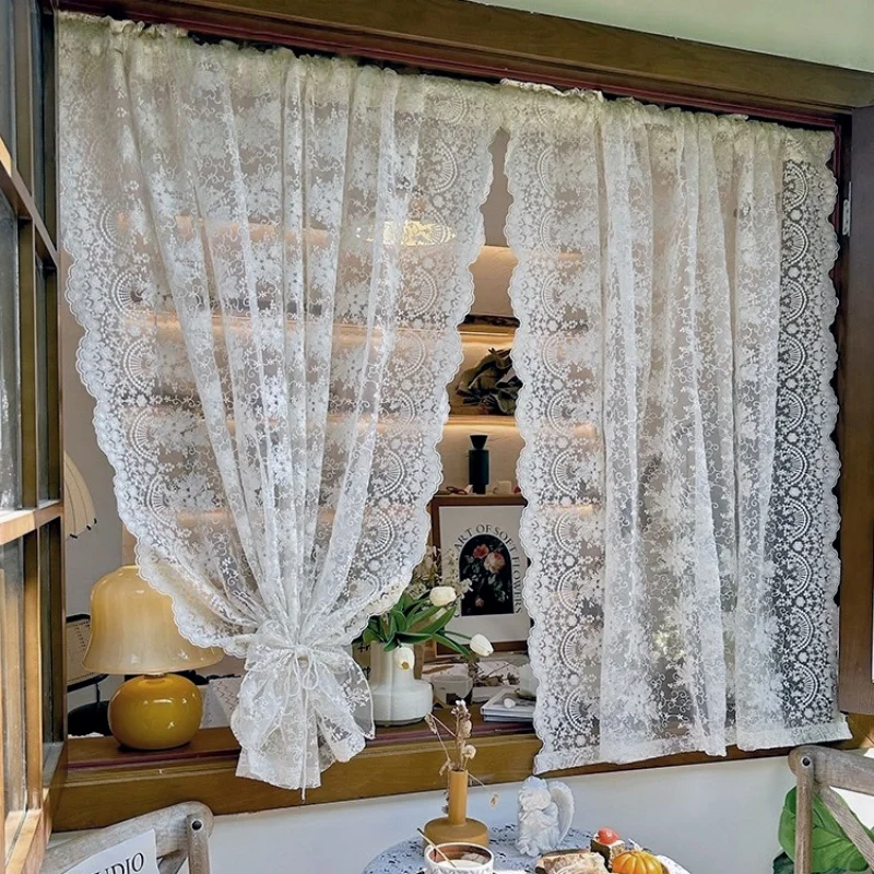 French Romantic Small Window White Curtains for Kitchen, Apartment Kitchen Drapes, Cafe Style Half Curtains,Home Short Curtains
French Romantic Small Window White Curtains for Kitchen, Apartment Kitchen Drapes, Cafe Style Half Curtains,Home Short Curtains