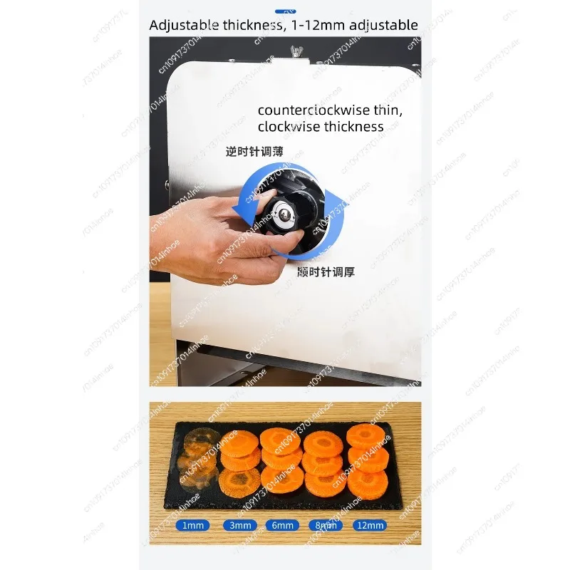 Electric Commercial Manual Slicer Cutting Fruit Machine Lemon Slicer Potato Carrot Ginger Slices Lotus Root Slices
Electric Commercial Manual Slicer Cutting Fruit Machine Lemon Slicer Potato Carrot Ginger Slices Lotus Root Slices