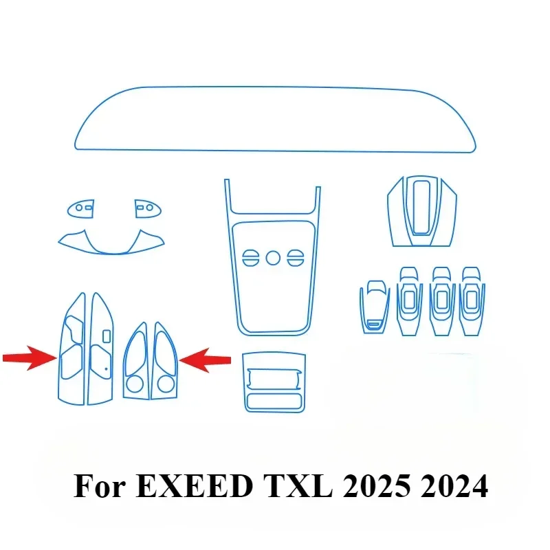 Protective Film For EXEED TXL 2025 2024 Accessories Interior Transparent TPU Gear Panel Navigation Center Console PPF Sticker
Protective Film For EXEED TXL 2025 2024 Accessories Interior Transparent TPU Gear Panel Navigation Center Console PPF Sticker