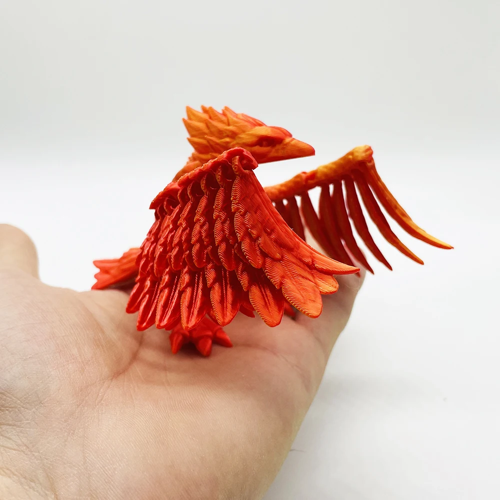 3D Printed Articulated Phoenix Statue - Movable Feather Wings - PLA Model Kit/Figurine
3D Printed Articulated Phoenix Statue - Movable Feather Wings - PLA Model Kit/Figurine