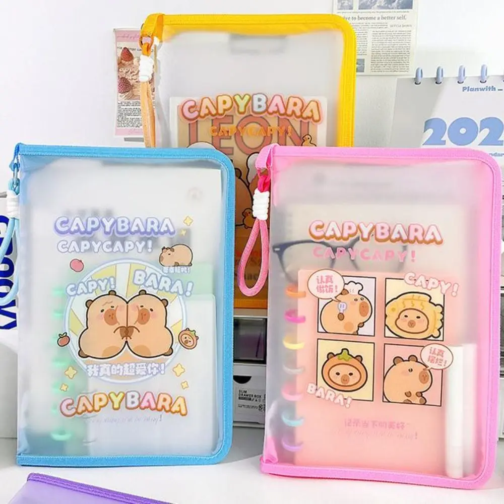 Cartoon Handheld Capybara A4 File Bag Waterproof Large Capacity Test Paper Folder Thickening Portable Document Folder Office Use
Cartoon Handheld Capybara A4 File Bag Waterproof Large Capacity Test Paper Folder Thickening Portable Document Folder Office Use