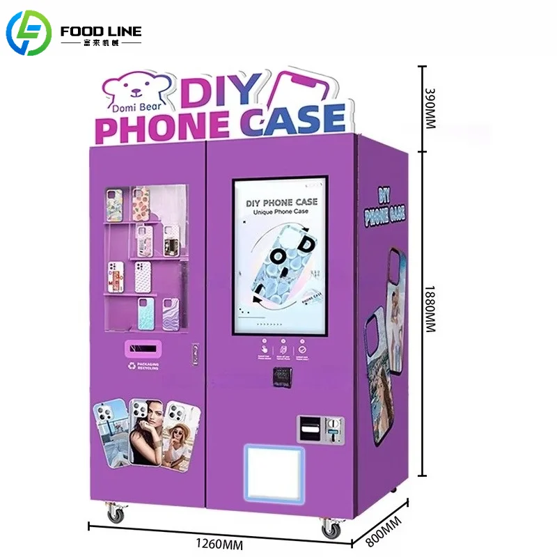 Customized Commercial DIY Phone Case Vending Machine Touch Screen Multi-Payment Mobile Phone Case Equipment
Customized Commercial DIY Phone Case Vending Machine Touch Screen Multi-Payment Mobile Phone Case Equipment