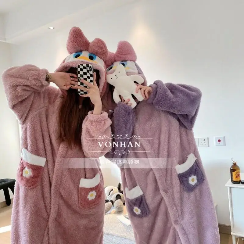Anime Cute Fashion Women Pajama Coral Velvet Soft Warm Hooded Sleepwear Cartoon Kawaii Pajama Sweet Girl Winter Warm Sleepwear
Anime Cute Fashion Women Pajama Coral Velvet Soft Warm Hooded Sleepwear Cartoon Kawaii Pajama Sweet Girl Winter Warm Sleepwear