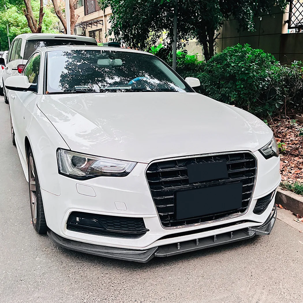Для Audi A5 S5 8T Facelift Sline 2012-2017: Накладка-сплиттер на передний бампер, внешняя модификация
Для Audi A5 S5 8T Facelift Sline 2012-2017: Накладка-сплиттер на передний бампер, внешняя модификация