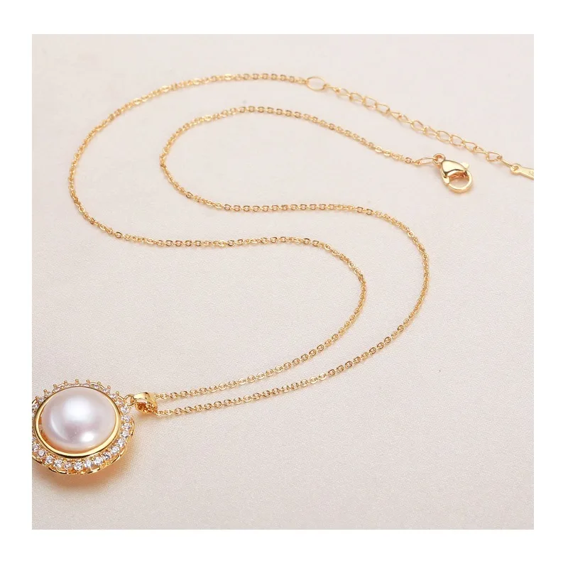 Guofeng New Niche Round Freshwater Pearl Pendant Full Diamond Necklace Women's French Gentle Temperament Clavicle Chain Premium
Guofeng New Niche Round Freshwater Pearl Pendant Full Diamond Necklace Women's French Gentle Temperament Clavicle Chain Premium