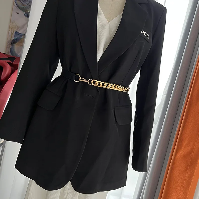 Fashion Matching Suit Elastic Thin Belt Metal Chain Belt Women's Corset Decorative Dress Sub Belt
Fashion Matching Suit Elastic Thin Belt Metal Chain Belt Women's Corset Decorative Dress Sub Belt