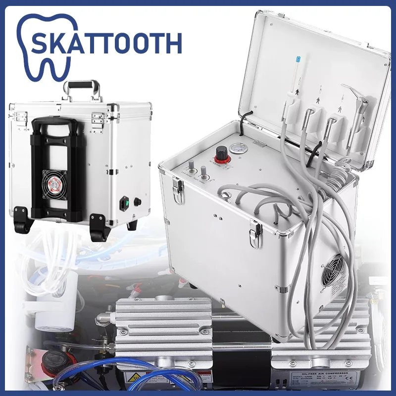 Portable Dental Turbine Unit Fully Automatic Dental Unit with Air Compressor 3 Way Syringe 2/4 Holes Dentistry Lab Equipment
Portable Dental Turbine Unit Fully Automatic Dental Unit with Air Compressor 3 Way Syringe 2/4 Holes Dentistry Lab Equipment